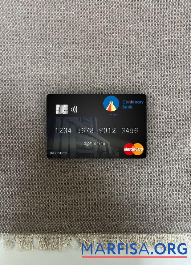 Downloadable Uganda Centenary Bank mastercard photolook front real example